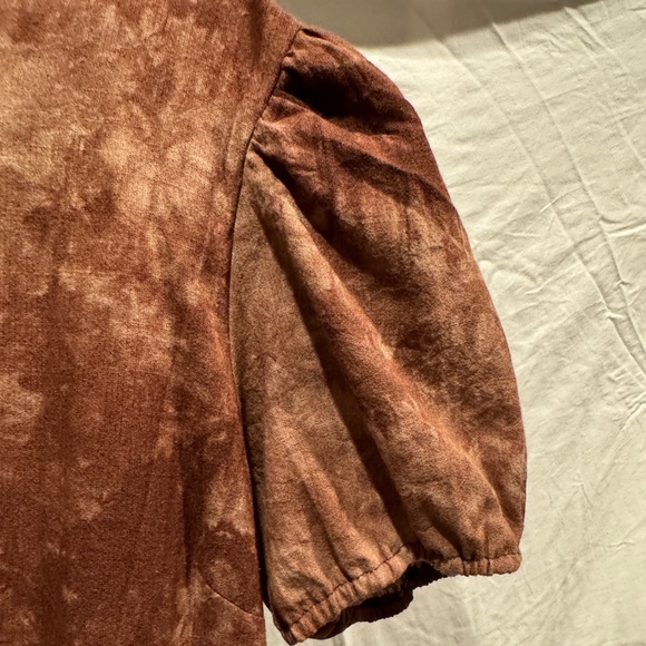 Brown marble print dress L - Picture 9 of 9